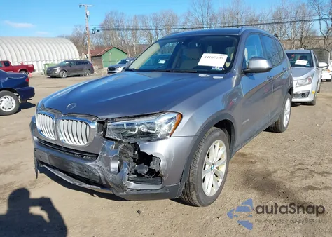 2016 BMW X3 xDrive28I из США, поврежденный, VIN 5UXWX9C57G0D64767